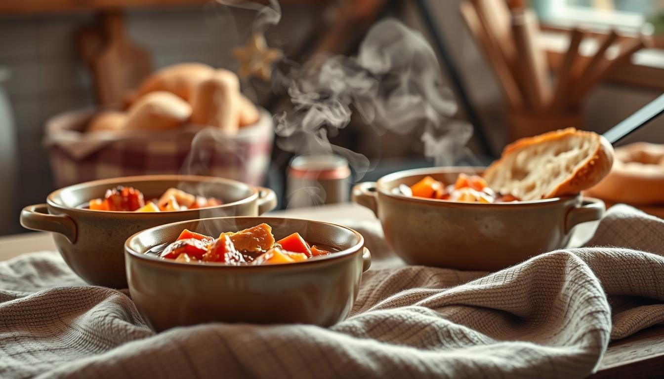 Ingredients prepared for a simple home dinner