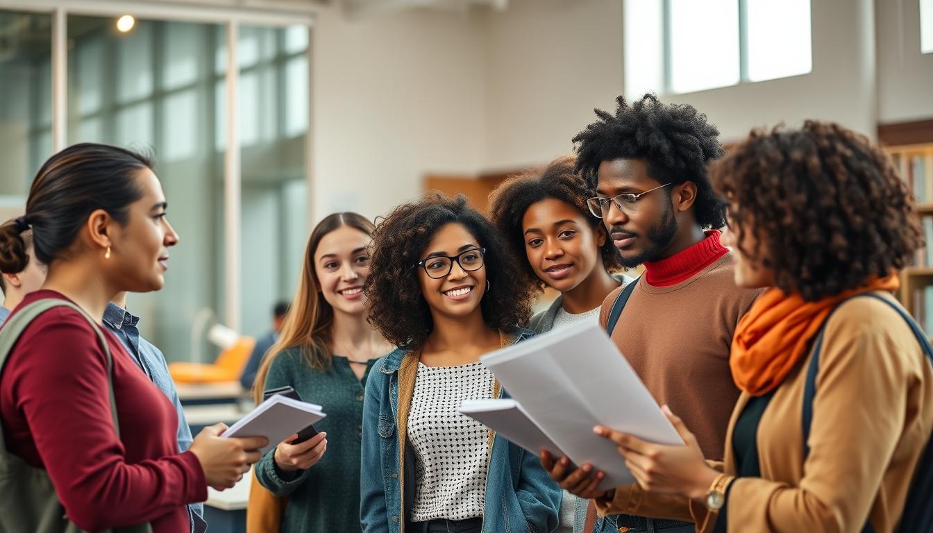 Student preparing for exams with study materials