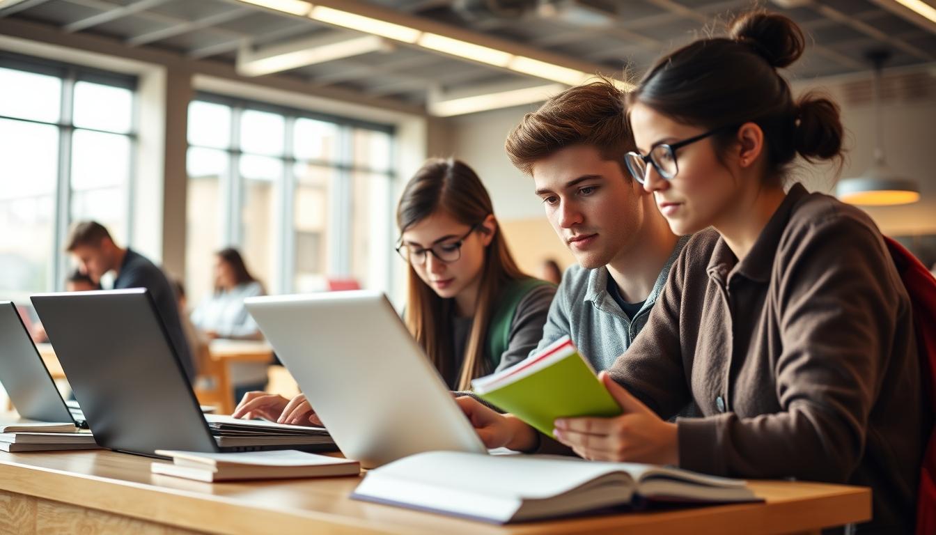 Organized study environment supporting productive learning